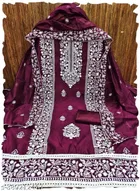 Embroidered Unstitched Suit for Women 