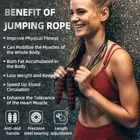 Pvc Skipping Rope, Red & Black