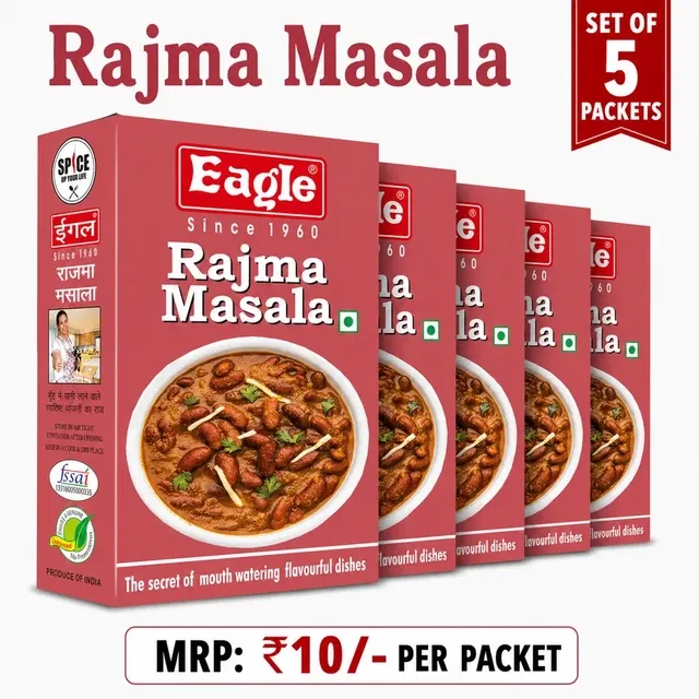 ईगल राजमा मसाला (दाल मखनी मसाला) 5X10 g - सेट ऑफ 5