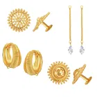 Gold Plated Designer Earrings Set for Women & Girls 