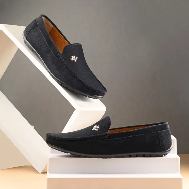 Loafers for Men (Black, 8)