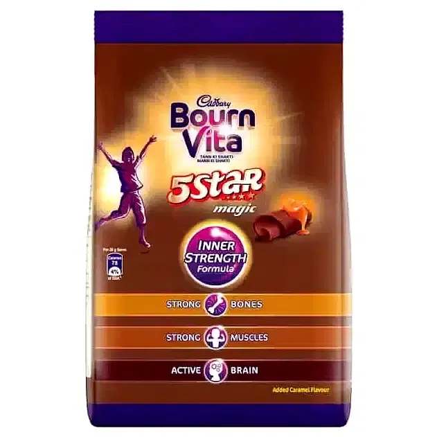 कैडबरी बॉर्न वीटा 5 स्टार मैजिक हेल्थ ड्रिंक पैक 750 g