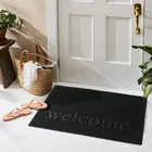 Rubber Doormat, Black 