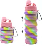 Silicone Collapsible Water Bottle for Kids (500 ml)