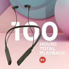 Aroma NB123 Arise Upto 100 Hours Playtime, Dual Pairing, Voice Changer Neckband B Bluetooth  