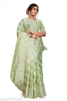 Cotton Zari Woven Saree for Women 
