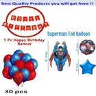 Super Man Theme Birthday Decoration,Red,Set Of 1