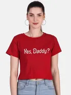 Cotton Blend Printed Tops for Women 