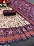 Banarasi Silk Zari Woven Saree for Women 