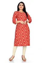 A-Line Crepe Kurti for Women 