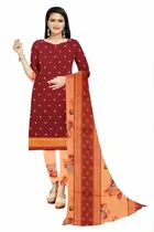 शारदा क्रिएशन क्रेप फ्लोरल प्रिंट सलवार सूट अस्टीचड 