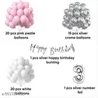 57 Pcs 3rd Birthday Decoration kit, Multicolour, Set of 1