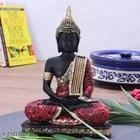 Meditating Blessing Buddha Statue for Home Decor Decorative Showpiece - 22 cm 