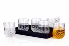Set of 6 Crystal Plastic Glass