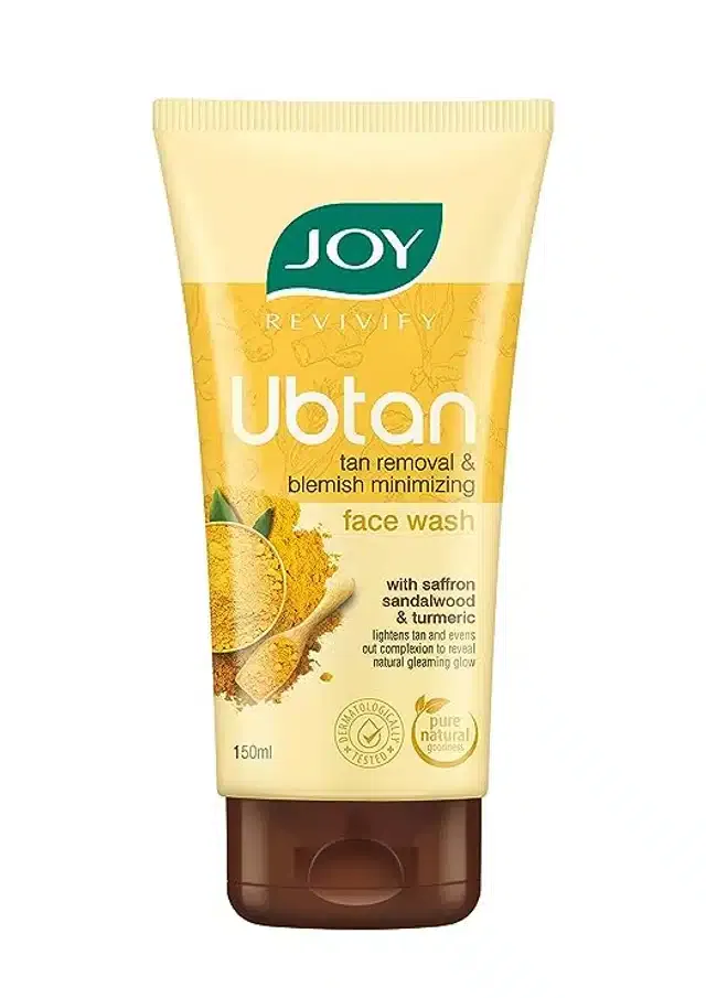 जॉय रेविफाय उबटन टैन रिमूवल & ब्लेमिश मिनिमिज़िंग फेस वाश 150 ml