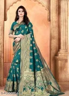 Art Silk Zari Woven Saree for Women 