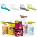 Easy To Pour Powdered Food Bag Clip Dog Snack Storage Kitchen Utensil Sealing Clips Household Tool 
