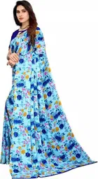 SVB प्रिंटेड साड़ी फॉर वीमेन 