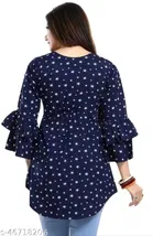 Three-Quarter Sleeves Top for Women 