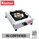Khaitan 1 Burner Classic Stainless Steel Manual Gas Stove  