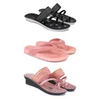 Combo of Flats with Slippers & Sandals for Women 
