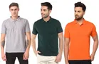 Solid Polo T-shirt for Men, Pack of 3 