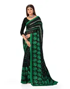 Georgette Printed Saree for Women 