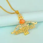 Jai Shri Khatu Shyam Teen Baan Chain Pendant for Men Women necklaces 