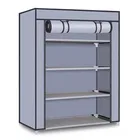 Lightweight 4 Layer PVC [Plastic] Multipurpose Organiser with Grey zip cover [DIY] Do-It-Yourself