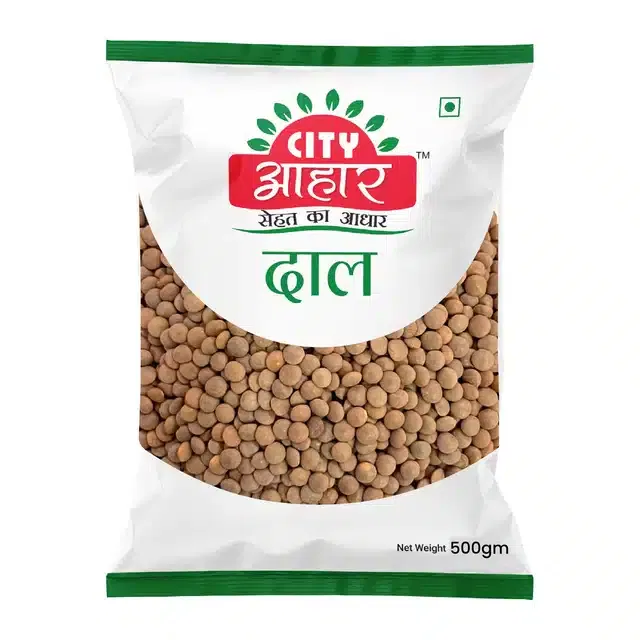 City Aahar Masoor Sabut 500 g