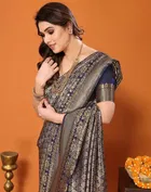 Banarasi Silk Zari Woven Saree for Women 
