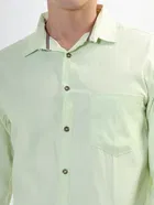 100% Cotton Full Sleeves Solid Shirt for Men 