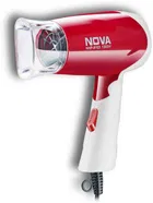 NOVA NHP 8103 Hair Dryer  (1300 W, White, Red)