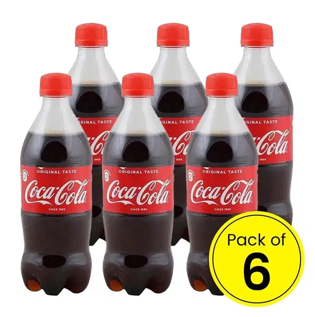 कोका कोला 6X250 ml (पैक ऑफ़ 6) (Pet Bottle)