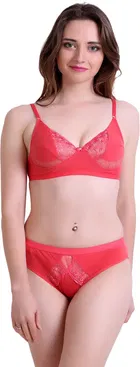 Cotton Blend Lingerie Set for Women 