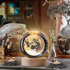 3D Galaxy Crystal Moon Light 