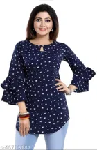 Three-Quarter Sleeves Top for Women 