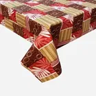 PVC 2 Seater Table Cover (Multicolor, 40x54 inches)