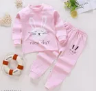 Hosiery Printed Clothing Set for Kids 