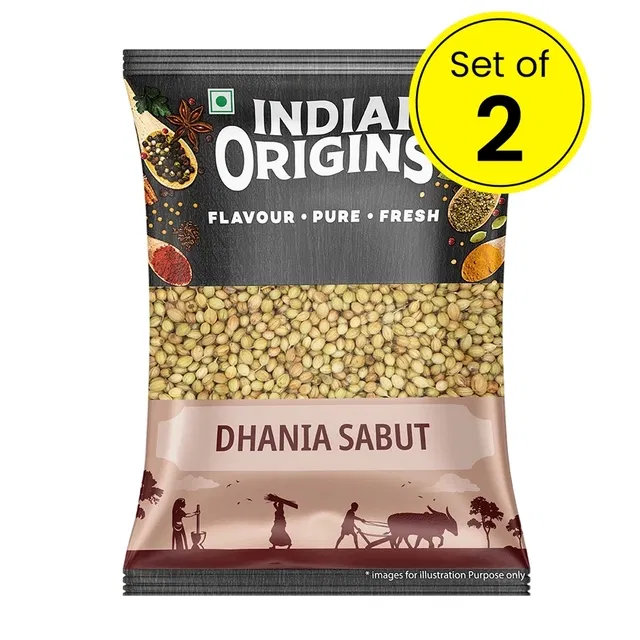 इंडियन ओरिजिन्स धनिया साबुत 50 g (पैक ऑफ़ 2)