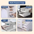 Stackable & Foldable Multipurpose Organiser With Basket 