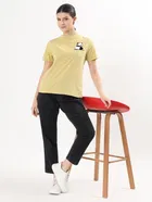 Round Neck Printed T-Shirt for Women 