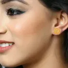Oxidised Alloy Gold Plated Earrings for Women 