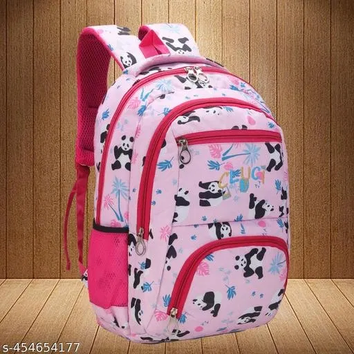 Canvas Backpack Bag, Pink