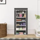 Fabric 6 Layer Collapsible Multipurpose Rack 