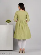 Cotton Embroidered Knee Length Maternity Kurti for Women 