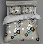 Glace Cotton Single Bedsheets with Pillow Covers (Multicolor, 152x228 Cm)