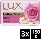 Lux Radiant Glow Rose & Vitamin-E Soap 3X150 g