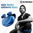 Nu Republic Epic X3 Wireless Earbuds [Blue]