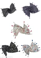 Chiffon Printed Scarves for Women, Multicolor, Pack of 5